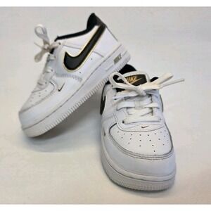 Infant Size 7C Nike Air Force 1 LV8 TD White Black Phaton Dust DM3387 100